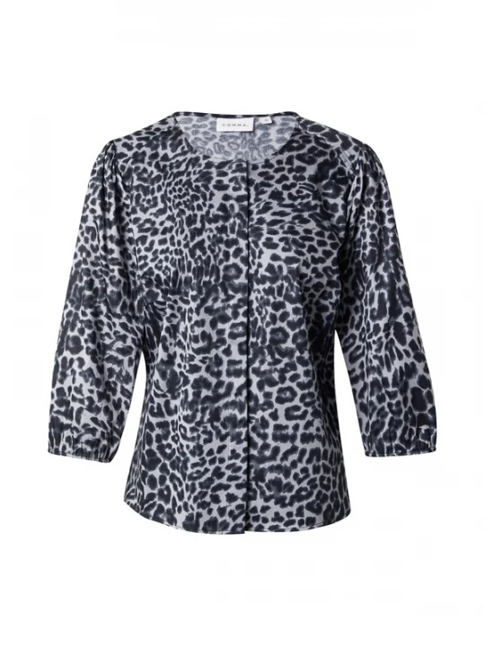 Foto van product COMMA Blouse grijs / donkergrijs / zwart