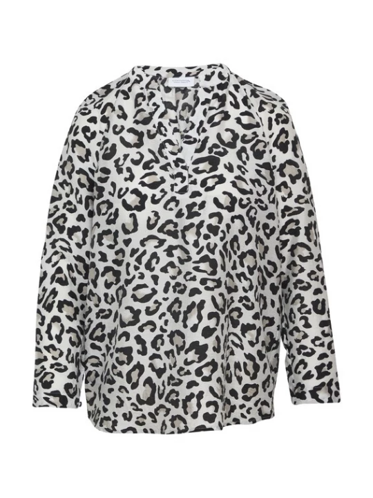 Foto van product COMMA Blouse grijs / zwart