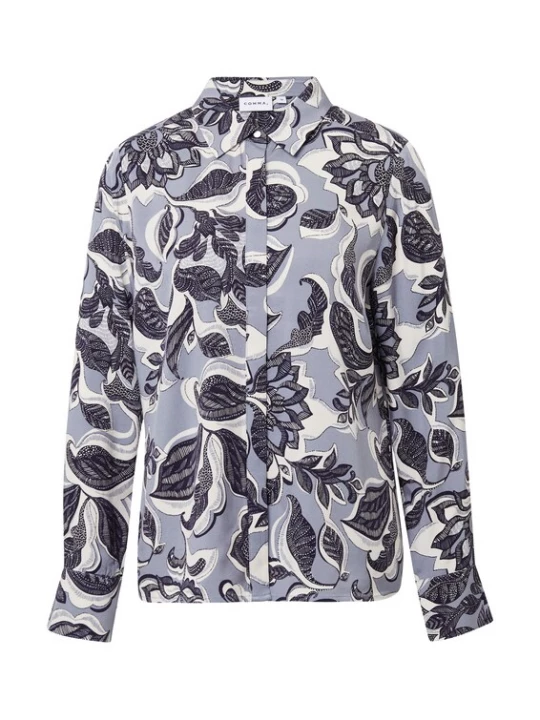 Foto van product COMMA Blouse hemelsblauw / zwart