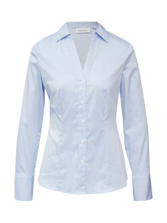 Foto van product COMMA Blouse lichtblauw / wit