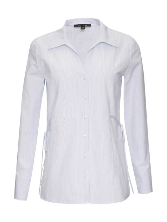 Foto van product COMMA Blouse lichtblauw / wit
