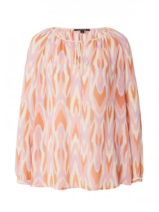 Foto van product COMMA Blouse lila / oranje / pink / wit