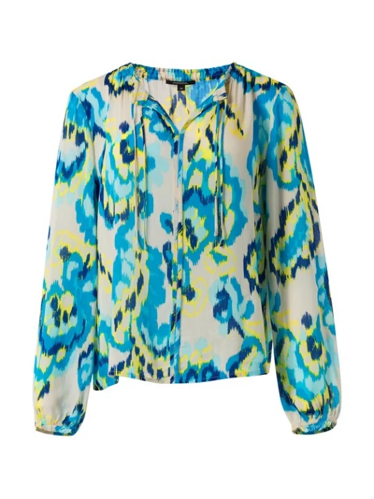 Foto van product COMMA Blouse nude / blauw / lichtblauw / geel