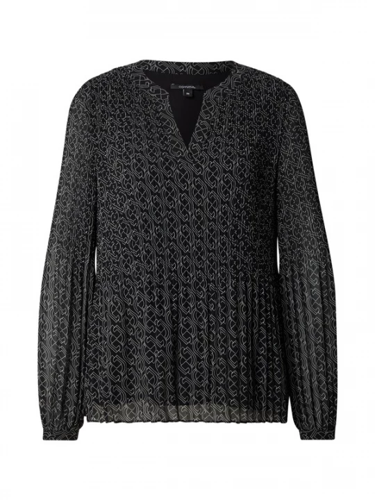 Foto van product COMMA Blouse zwart / wit