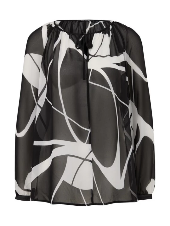 Foto van product COMMA Blouse zwart / wit