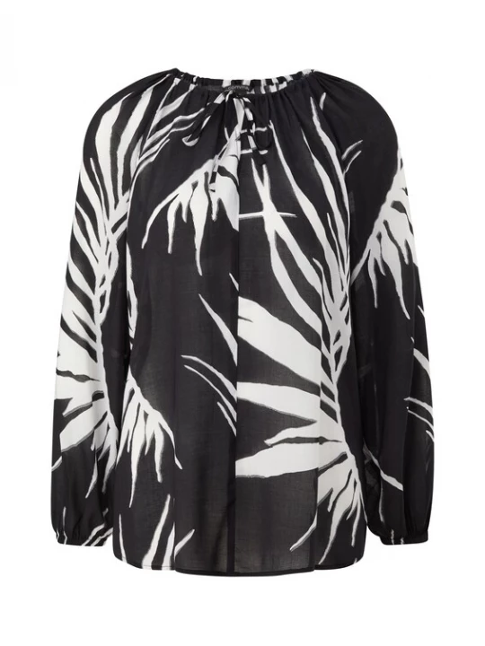 Foto van product COMMA Blouse zwart / wit