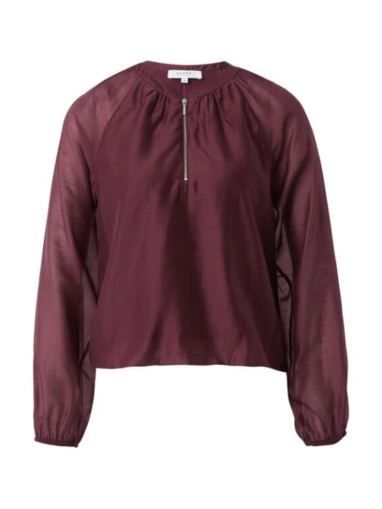 Foto van product comma casual identity Blouse bordeaux