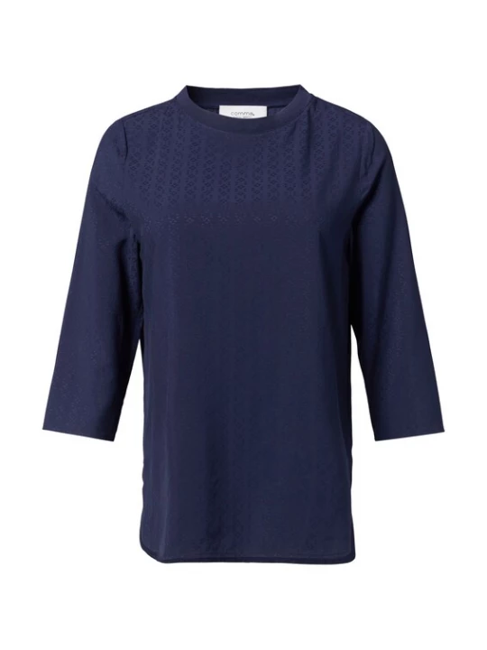 Foto van product comma casual identity Blouse donkerblauw