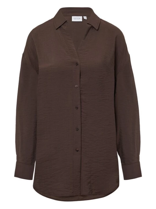 Foto van product comma casual identity Blouse mokka