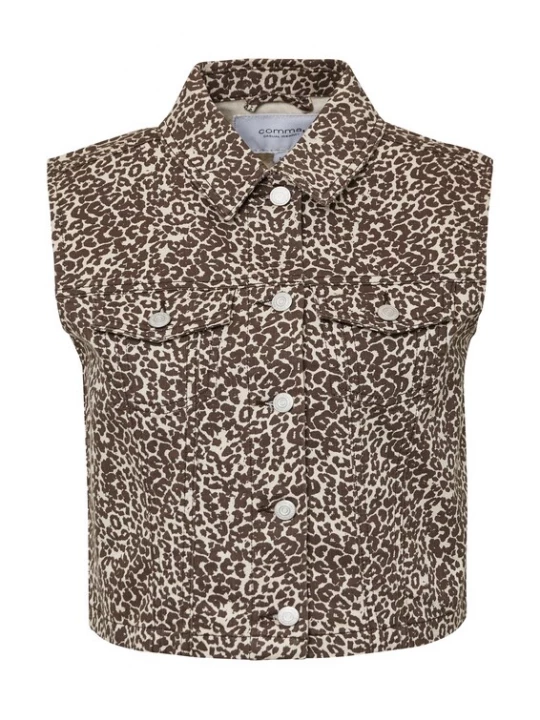 Foto van product comma casual identity Bodywarmer beige / bruin