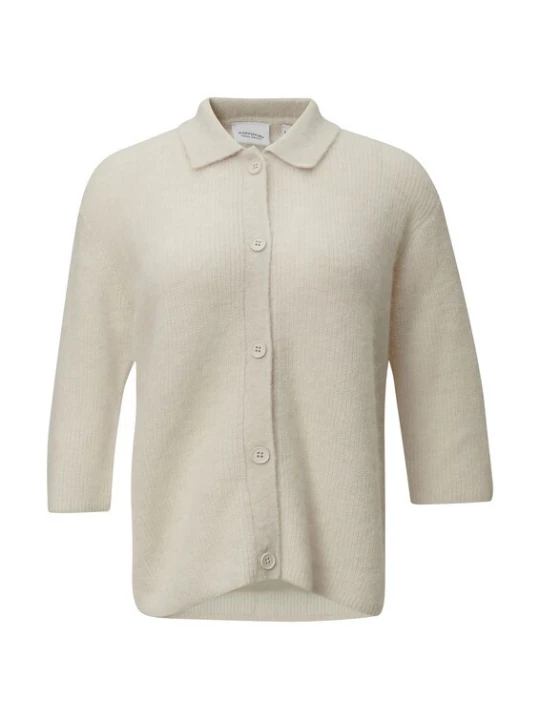Foto van product comma casual identity Gebreid vest crème