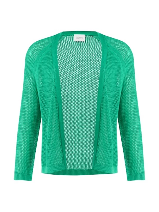 Foto van product comma casual identity Gebreid vest groen