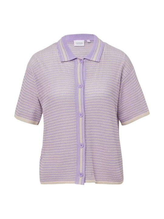 Foto van product comma casual identity Gebreid vest lila