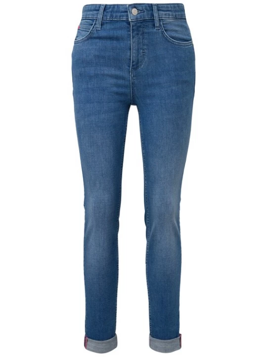Foto van product comma casual identity Jeans blauw denim