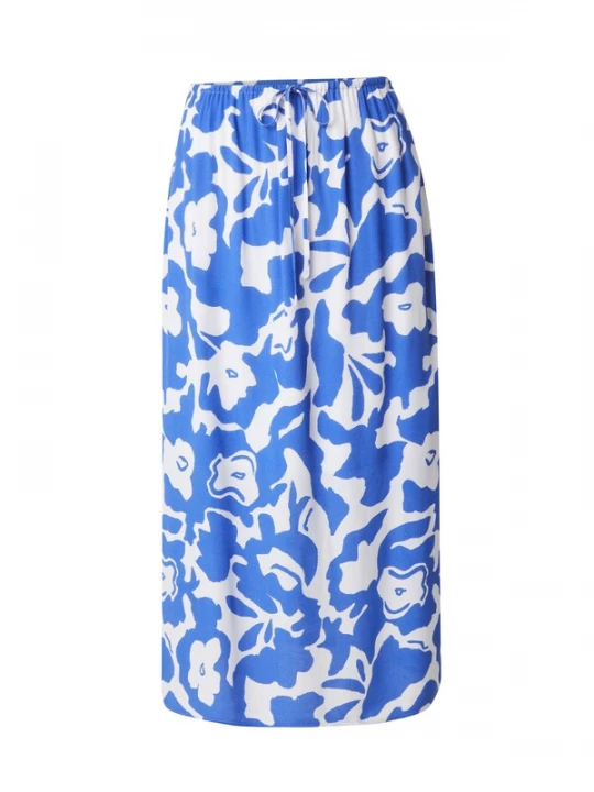 Foto van product comma casual identity Rok blauw / wit