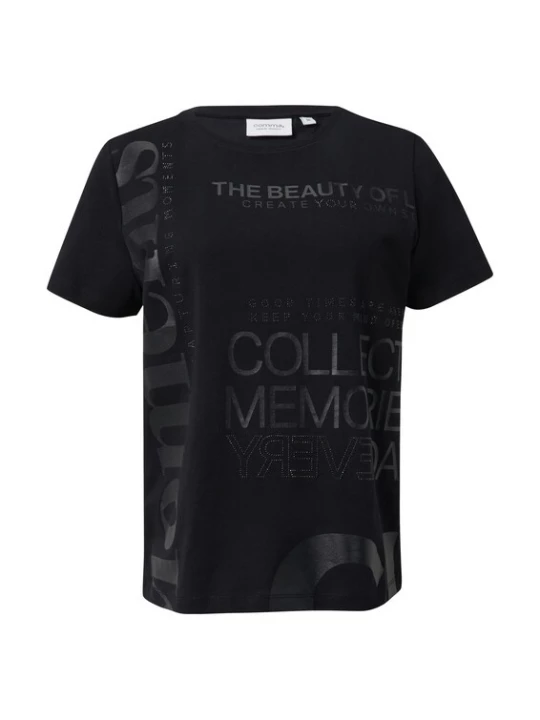 Foto van product comma casual identity Shirt grijs / zwart