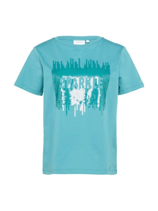 Foto van product comma casual identity Shirt hemelsblauw