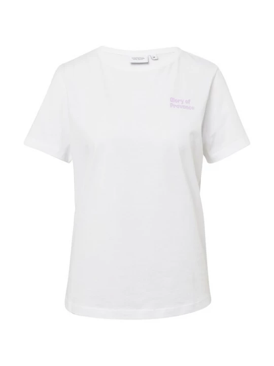 Foto van product comma casual identity Shirt lavendel / zwart / wit