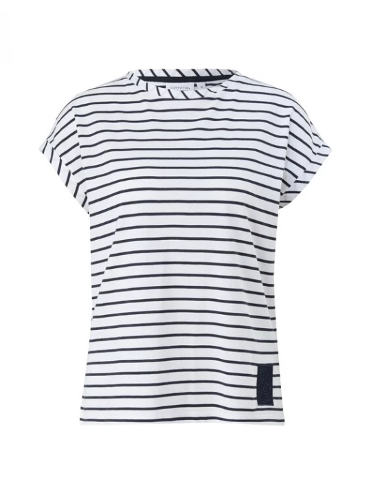 Foto van product comma casual identity Shirt navy / wit