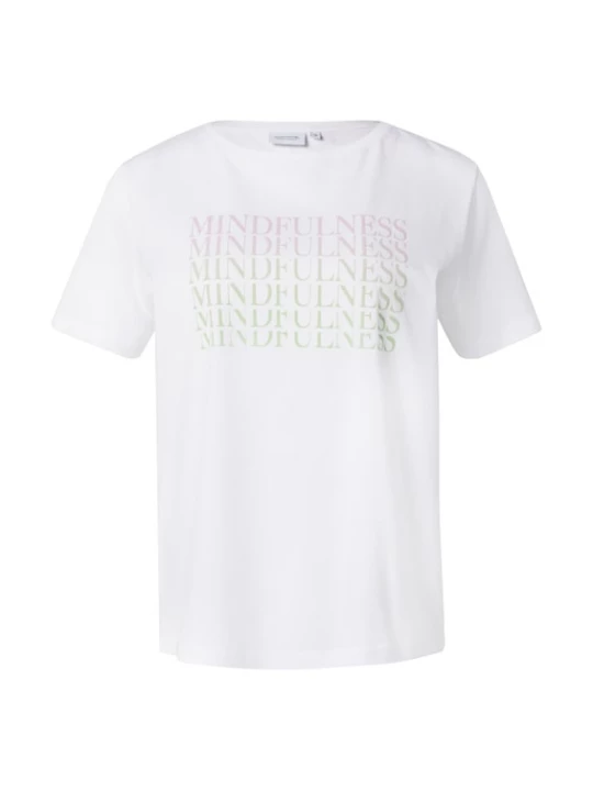 Foto van product comma casual identity Shirt pastelgroen / pastelroze / wit