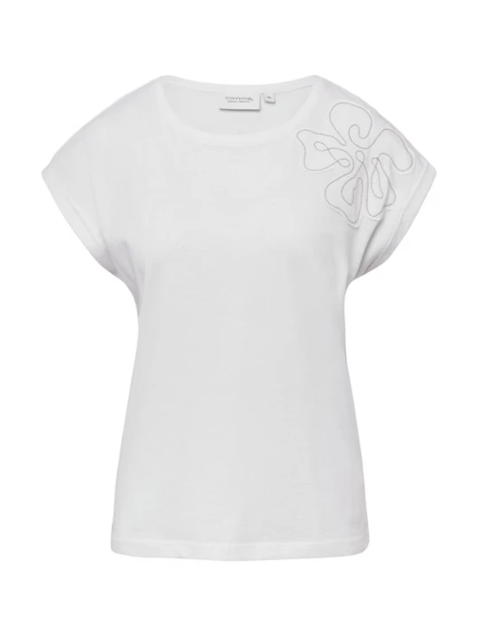 Foto van product comma casual identity Shirt zilver / wit