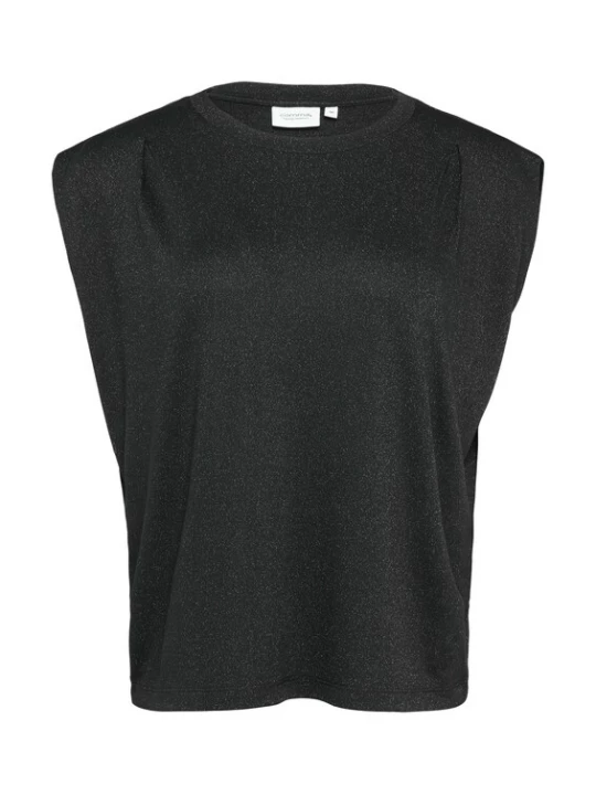 Foto van product comma casual identity Shirt zwart gemêleerd