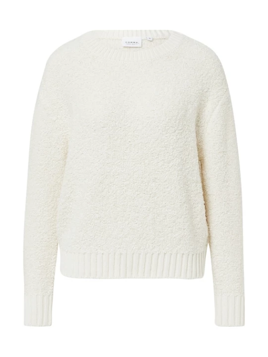 Foto van product comma casual identity Trui lichtbeige
