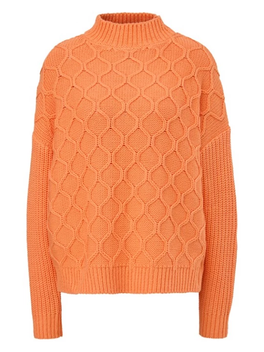 Foto van product comma casual identity Trui mandarijn