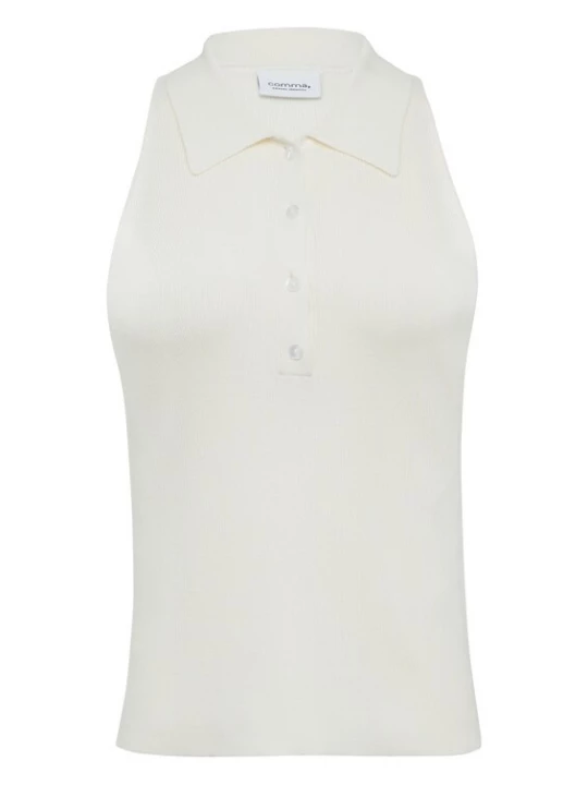 Foto van product comma casual identity Trui wit