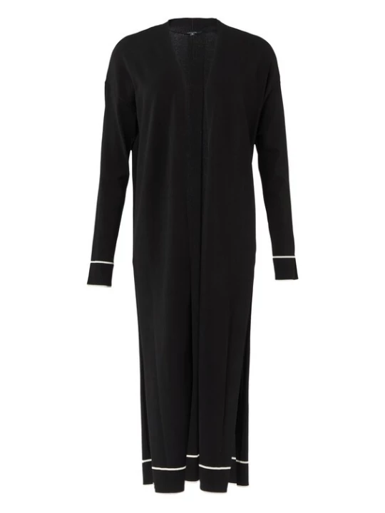 Foto van product COMMA Gebreid vest zwart / wit