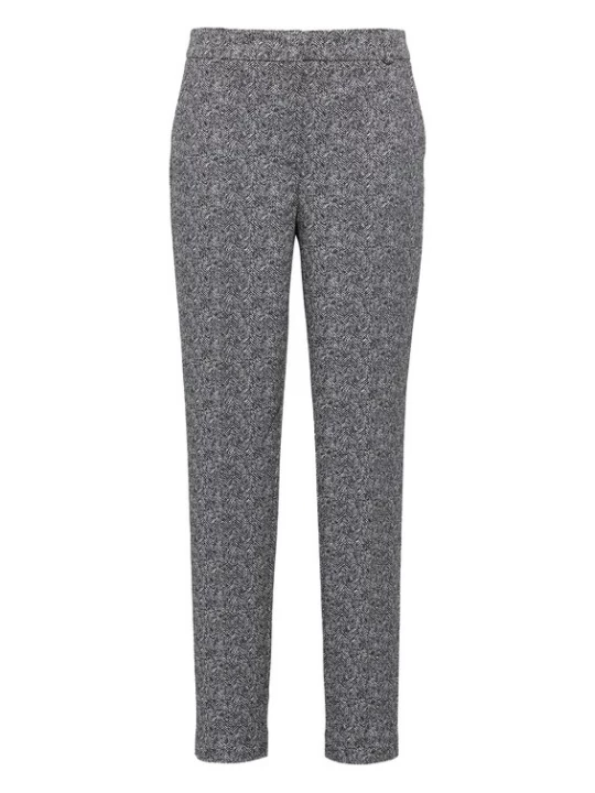 Foto van product COMMA Pantalon lichtgrijs / zwart