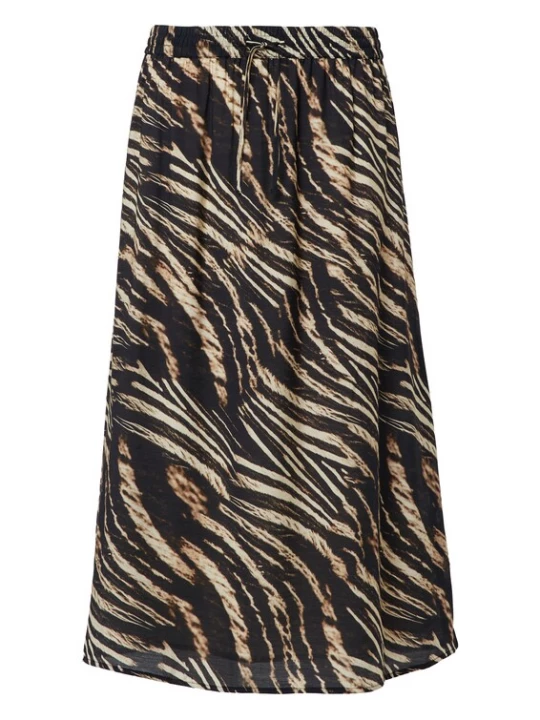 Foto van product COMMA Rok beige / bruin / zwart