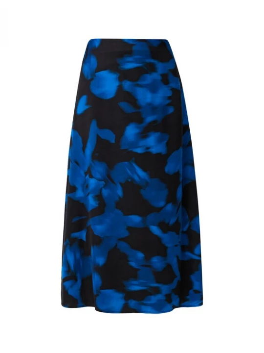Foto van product COMMA Rok blauw / zwart
