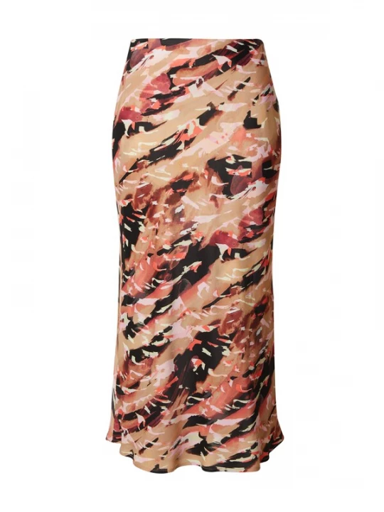 Foto van product COMMA Rok bruin / gemengde kleuren