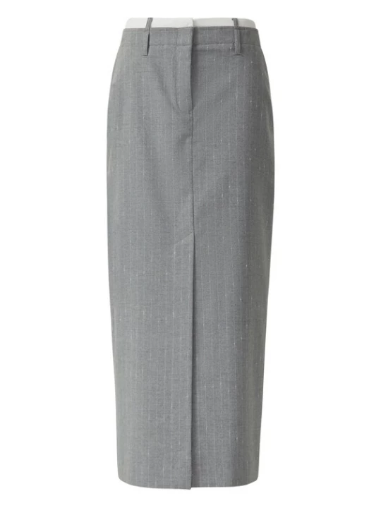 Foto van product COMMA Rok grijs / wit
