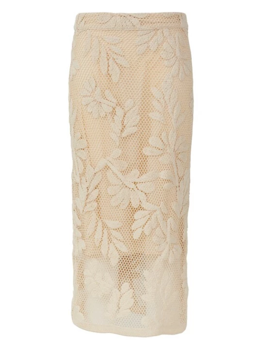 Foto van product COMMA Rok lichtbeige