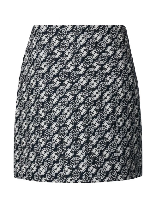 Foto van product COMMA Rok navy / wit