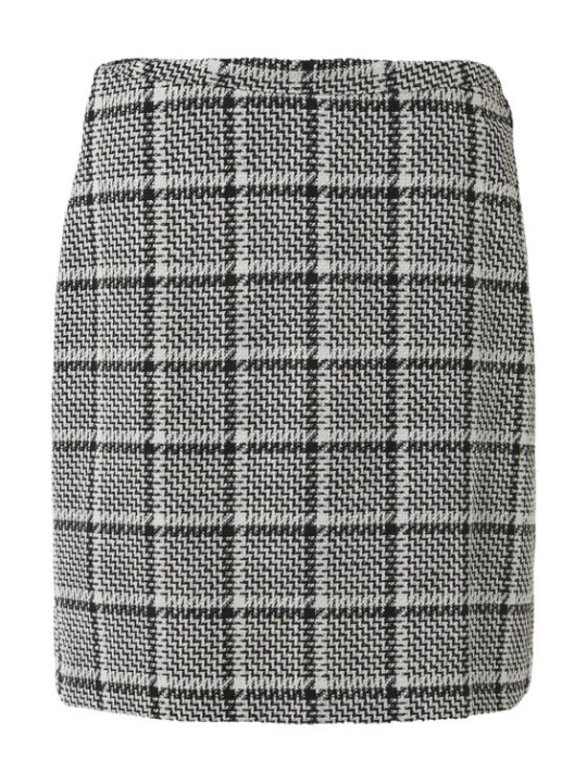 Foto van product COMMA Rok taupe / grijs / zwart