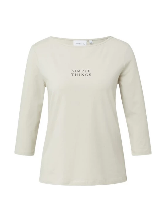 Foto van product COMMA Shirt beige / grijs