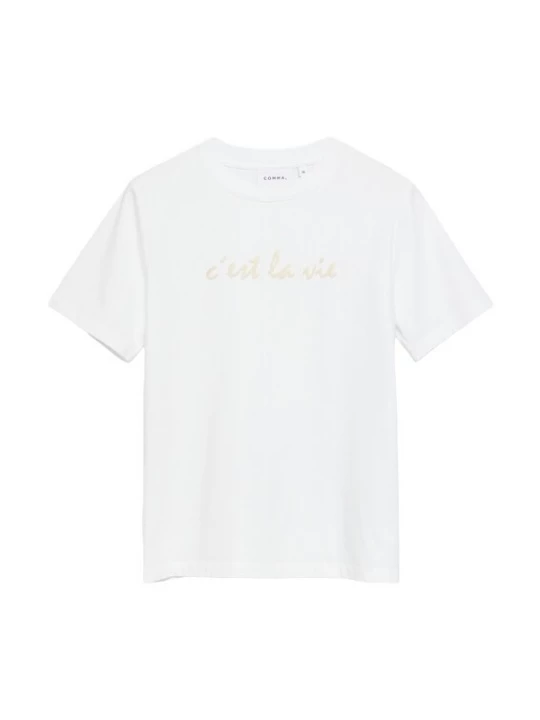 Foto van product COMMA Shirt beige / wit