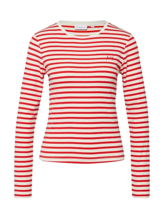 Foto van product COMMA Shirt rood / wit