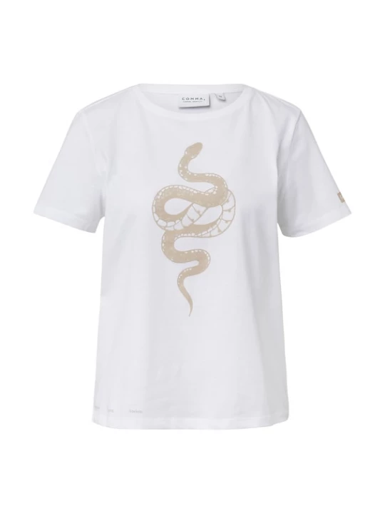 Foto van product COMMA Shirt brokaat / wit