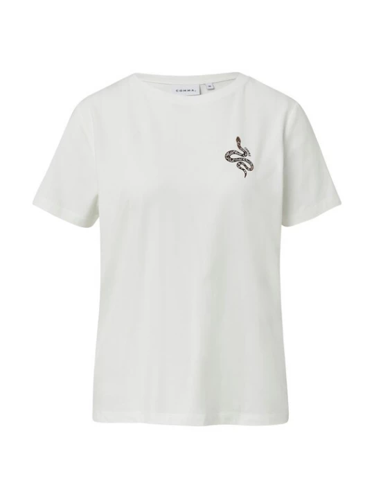 Foto van product COMMA Shirt bruin / wit