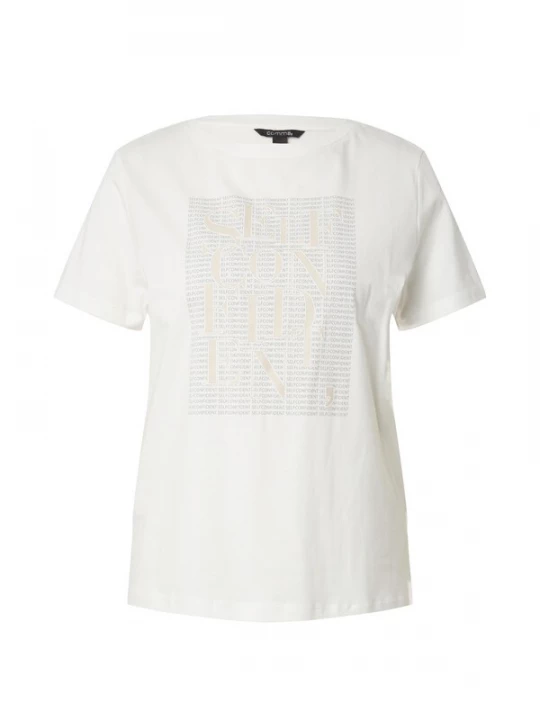 Foto van product COMMA Shirt cappuccino / grafiet / wit