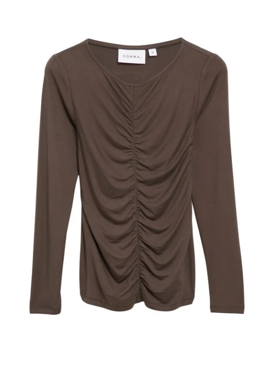 Foto van product COMMA Shirt chocoladebruin