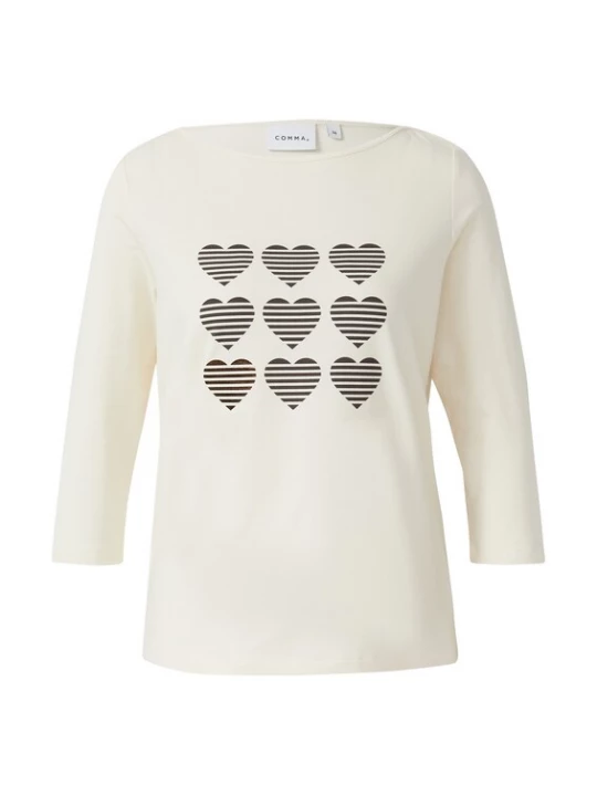 Foto van product COMMA Shirt crème / brons