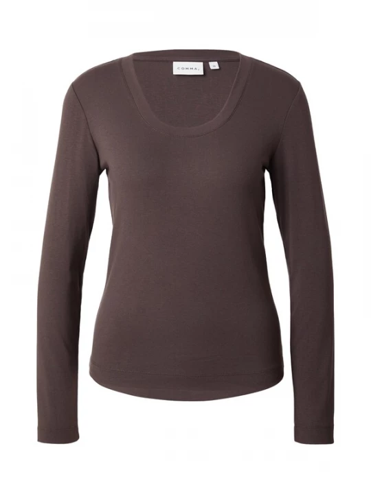 Foto van product COMMA Shirt donkerbruin