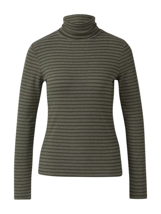 Foto van product COMMA Shirt groen / natuurwit