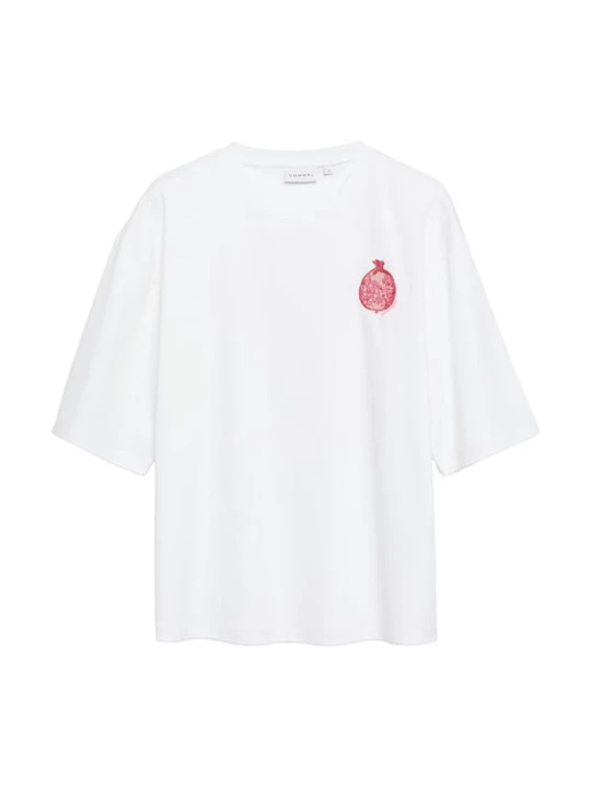 Foto van product COMMA Shirt groen / pink / rosa / wit