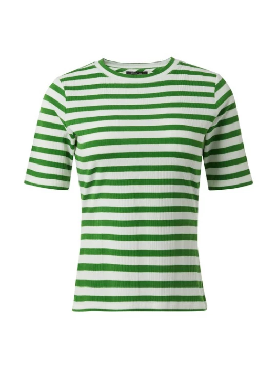 Foto van product COMMA Shirt groen / wit